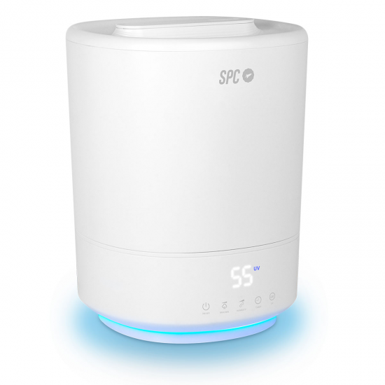Humidificador Spc EVADNE 6515B, Wifi Iot, 4.5 litros, aromatera, con luz